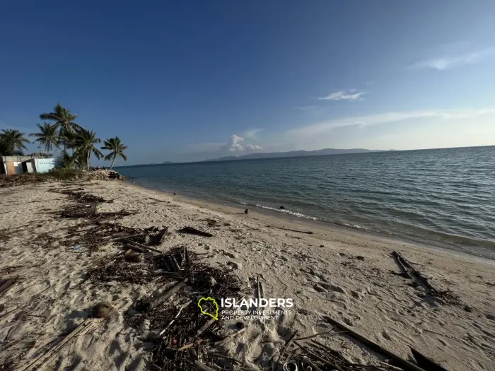 Beachfront land in Bantai, Koh Phangan with Views to Koh Samui"