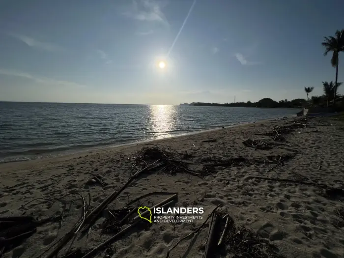 Beachfront land in Bantai, Koh Phangan with Views to Koh Samui"