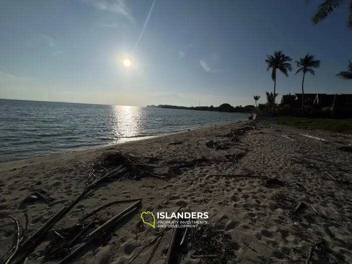 Beachfront land in Bantai, Koh Phangan with Views to Koh Samui"