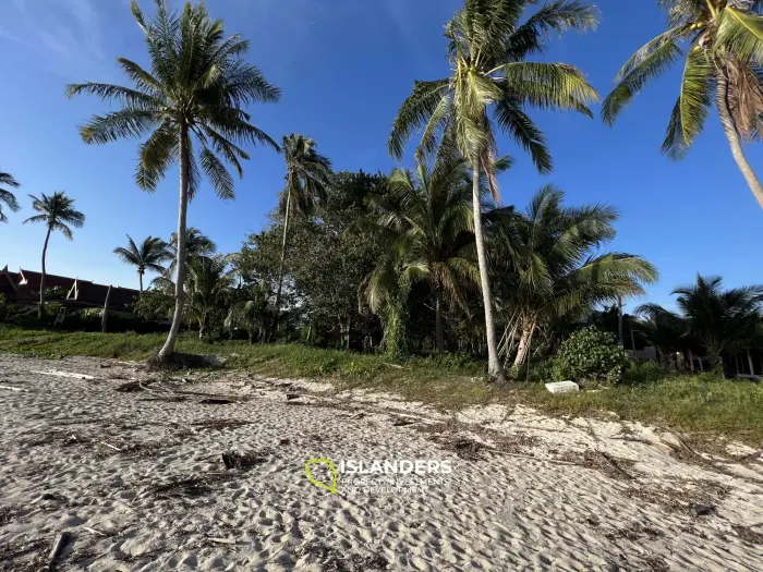 Beachfront land in Bantai, Koh Phangan with Views to Koh Samui"