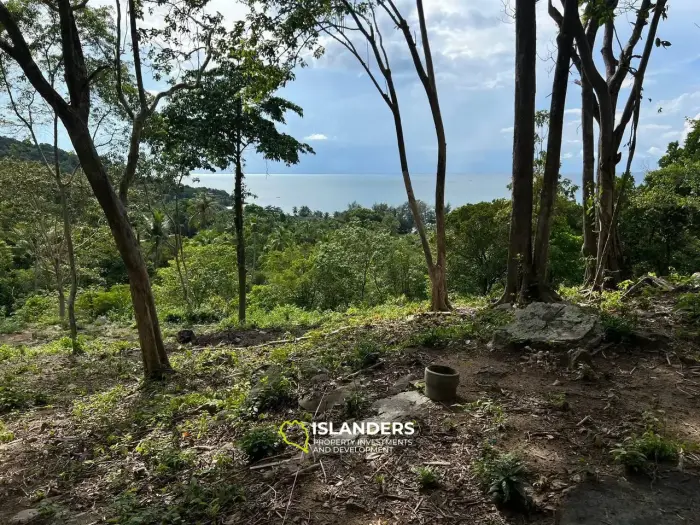 ที่ดินพร้อมวิวภูเขาและทะเลอันงดงาม