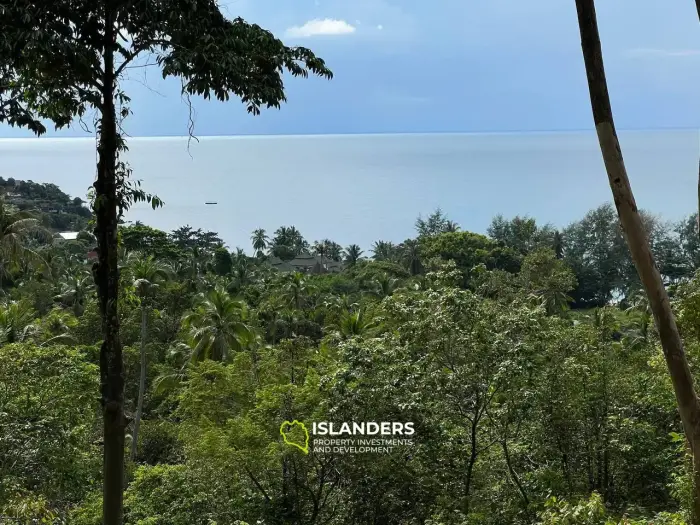 ที่ดินพร้อมวิวภูเขาและทะเลอันงดงาม