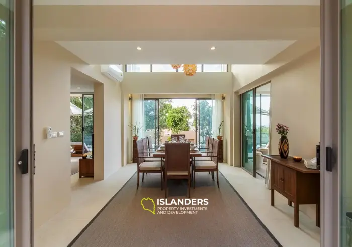Balinese-Inspired 3 BR Private Pool Villa on Haad Salad