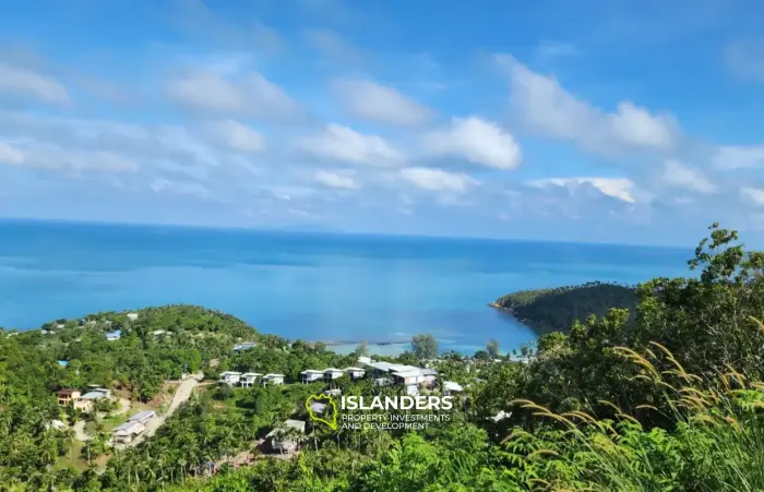 Oportunidad única de poseer un gran terreno con vista al mar en Haad Yao Hills de 3280 m²