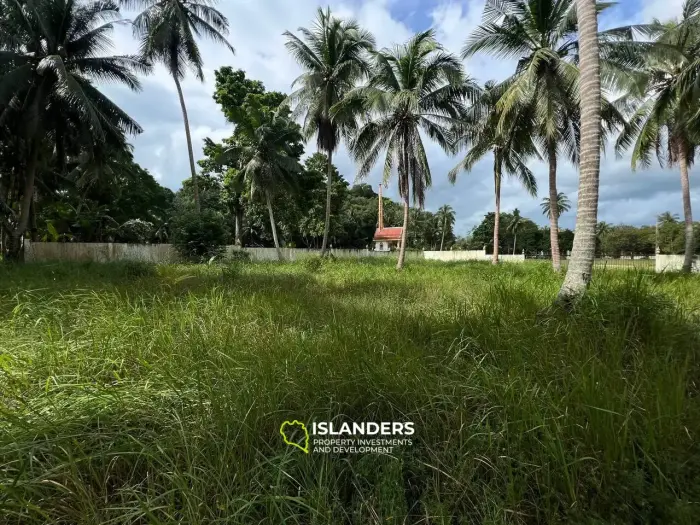 ที่ดินสมบูรณ์แบบในพื้นที่เงียบสงบ ใกล้วัด