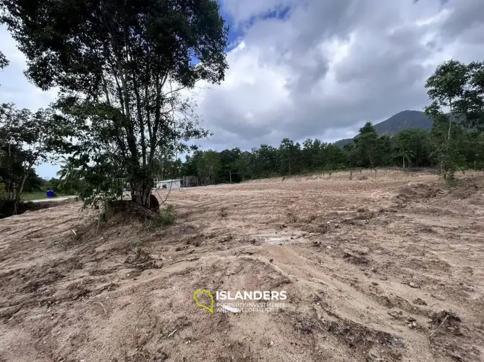 (SOLD)    Flat Land with Mountain Views in Chalok Baan Kao