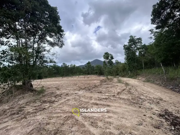 (SOLD)    Flat Land with Mountain Views in Chalok Baan Kao