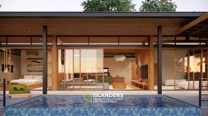 2BR + 1Room villa with stunning  Sea View on Haad Thong Lang, Koh Phangan