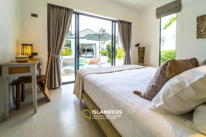 Schöne und komfortable Villa mit 3 Schlafzimmern und privatem Pool in Strandnähe