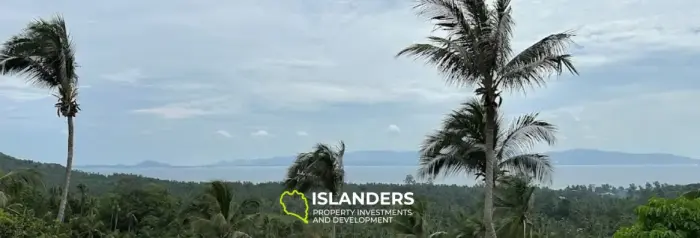 Joli terrain vue mer situé à Bankai