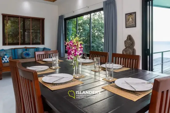 Villa 3 chambres vue mer