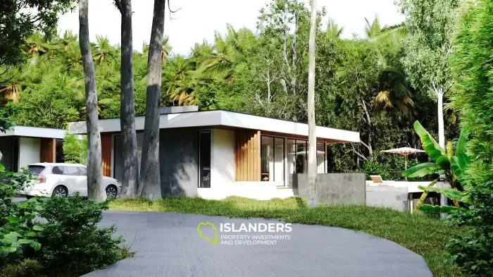 Villa tropicale 2 chambres avec piscine dans la jungle