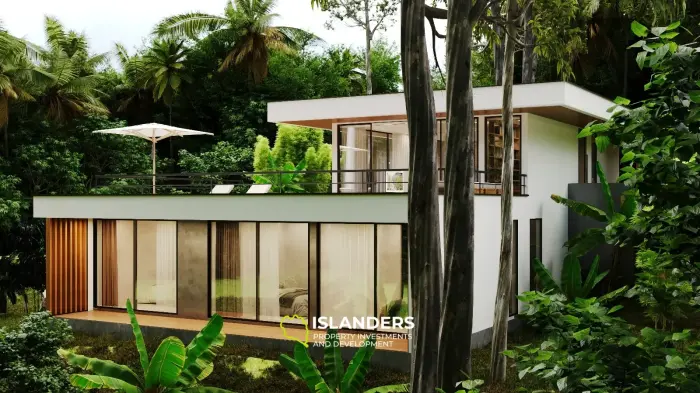 Villa tropicale 2 chambres avec piscine dans la jungle
