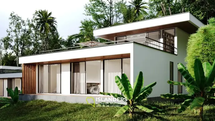 Villa tropicale 2 chambres avec piscine dans la jungle