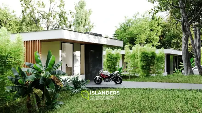 Villa tropicale 2 chambres avec piscine dans la jungle