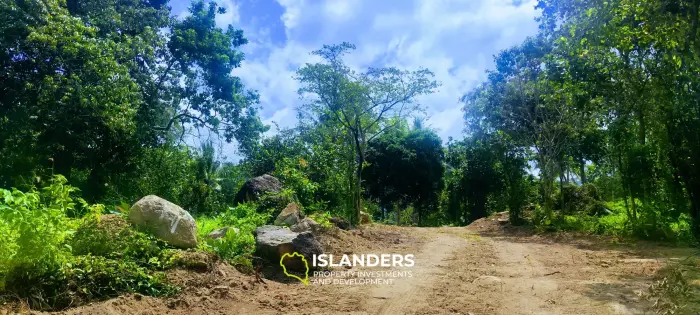 Seaview land on Koh Phangan, Haad Tien for sale, 941sqm, 0,59Rai, 5 minutes to the beach (№17)