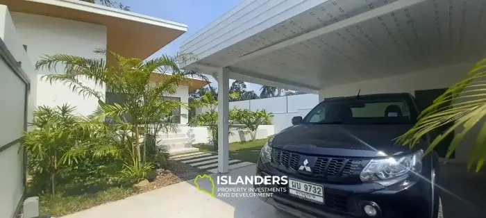 Lamai, villa de 3 dormitorios, zona muy tranquila, a 5 minutos de la playa.