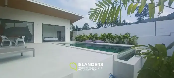 Lamai, villa de 3 dormitorios, zona muy tranquila, a 5 minutos de la playa.