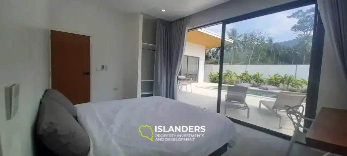 Lamai, villa de 3 dormitorios, zona muy tranquila, a 5 minutos de la playa.