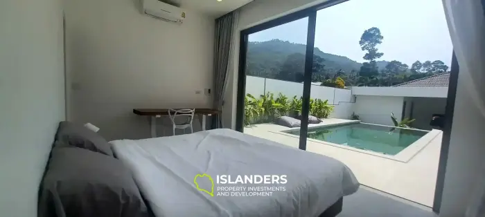Lamai, villa de 3 dormitorios, zona muy tranquila, a 5 minutos de la playa.