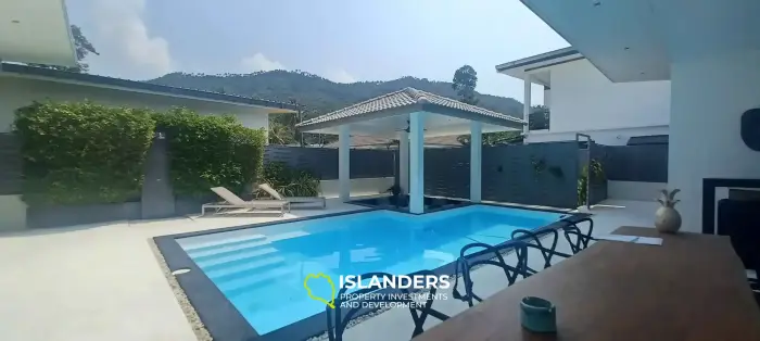 Lamai, Modern swimming pool villa, 4 bedrooms, near city center.