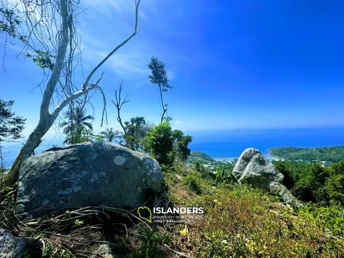 Terreno absolutamente único e impresionante con vista al mar y puesta de sol de 360° en Haad Yao, 6400 m² (4 Rai)
