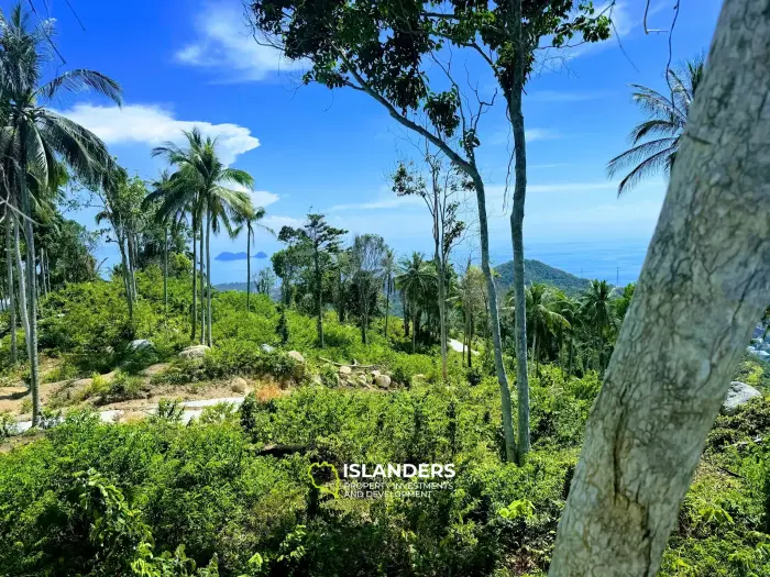 Terreno absolutamente único e impresionante con vista al mar y puesta de sol de 360° en Haad Yao, 6400 m² (4 Rai)