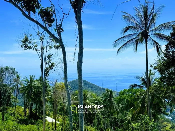 Terreno absolutamente único e impresionante con vista al mar y puesta de sol de 360° en Haad Yao, 6400 m² (4 Rai)
