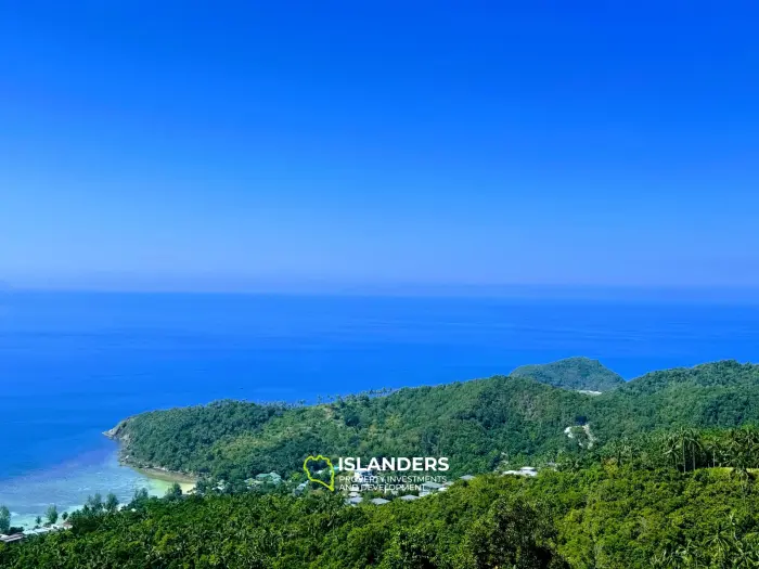 Terreno absolutamente único e impresionante con vista al mar y puesta de sol de 360° en Haad Yao, 6400 m² (4 Rai)