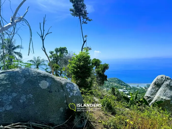 Terreno absolutamente único e impresionante con vista al mar y puesta de sol de 360° en Haad Yao, 6400 m² (4 Rai)