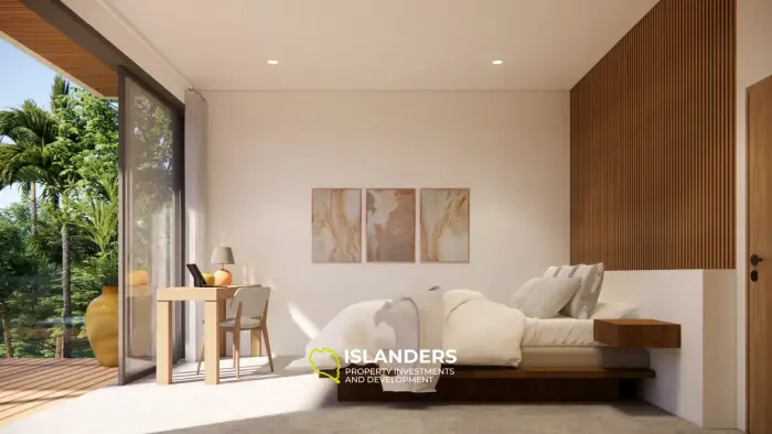 Wunderschöne 3-Zimmer-Villa mit tollem Meerblick in der Nähe von Mae Haad