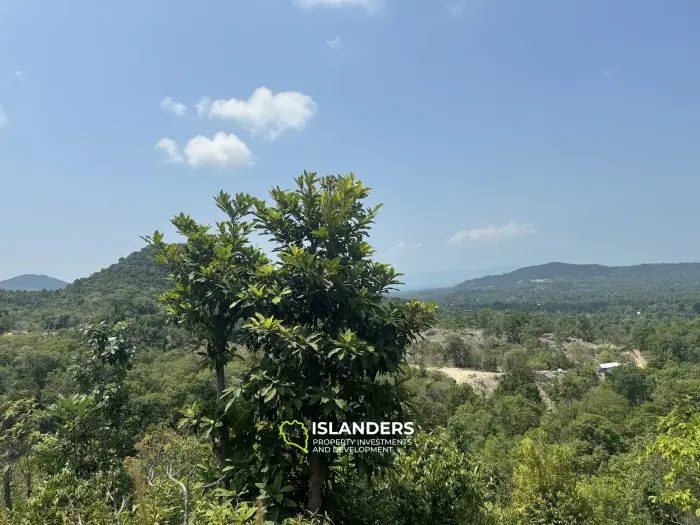 Terreno con vistas al mar y a la jungla con buen potencial en Srithanu, 1,9275 Rai