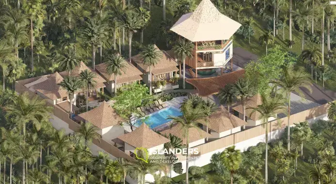 Stylish bungalow in a boutique resort – close to the beach
