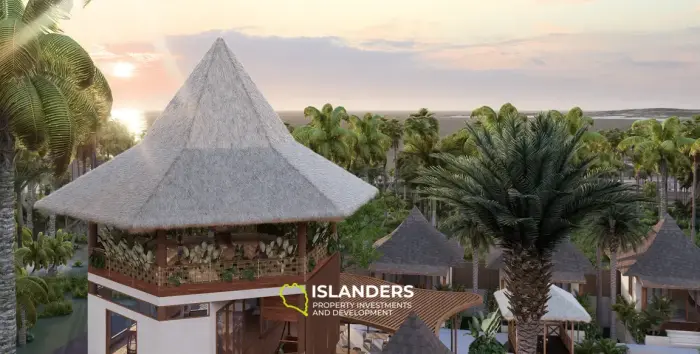 Stylish bungalow in a boutique resort – close to the beach