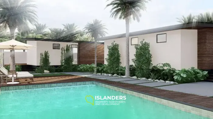 2-Bedroom  Modern Villa on plan project