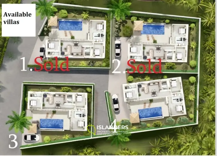 Villas de lujo de tres habitaciones en Hin Kong