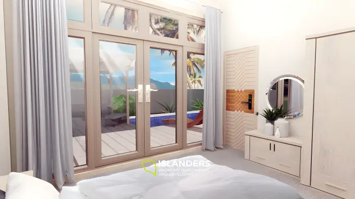 Villas de lujo de tres habitaciones en Hin Kong