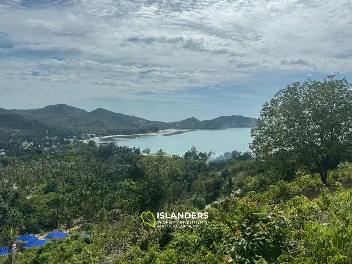 Magnifique terrain avec vue sur la mer sur Chaloklum 4 rai