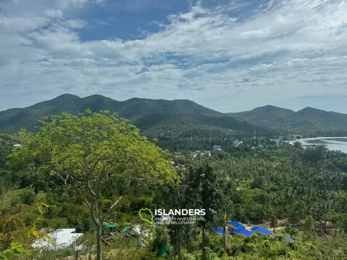 Magnifique terrain avec vue sur la mer sur Chaloklum 4 rai