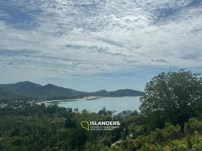 Magnifique terrain avec vue sur la mer sur Chaloklum 4 rai