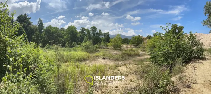 Flat land with amaizing Mountain View on Chalock Ban Kao