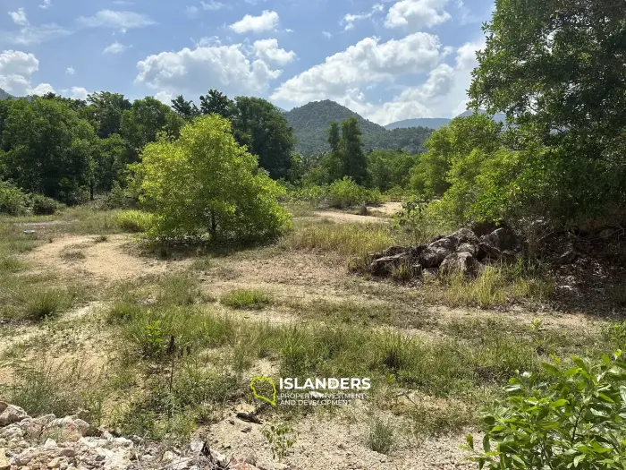 Flat land with amaizing Mountain View on Chalock Ban Kao