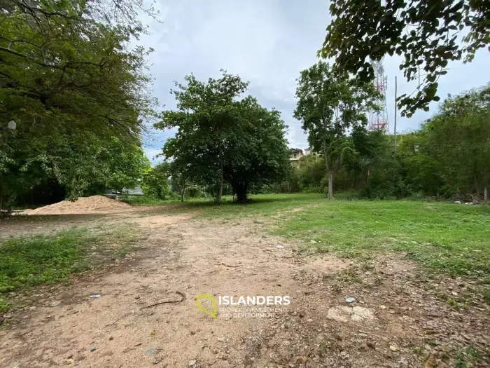 Flat land near the road in Haad Rin