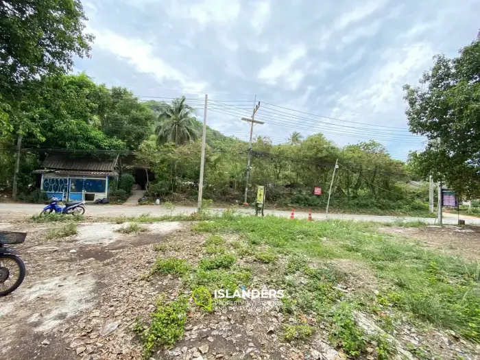 Flat land near the road in Haad Rin