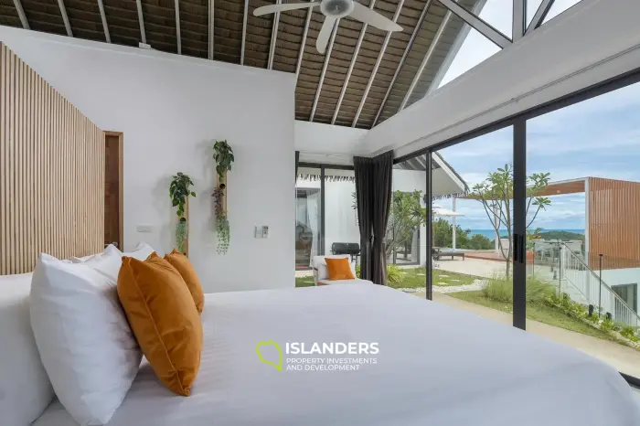 Villa neuve de 3 chambres avec vue sur la mer et piscine privée