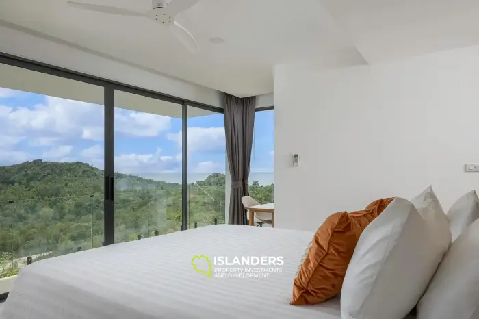Villa neuve de 3 chambres avec vue sur la mer et piscine privée