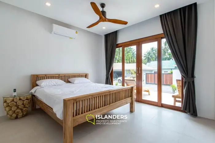 3 encantadoras villas de 2 dormitorios con piscina en el centro de Koh Phangan