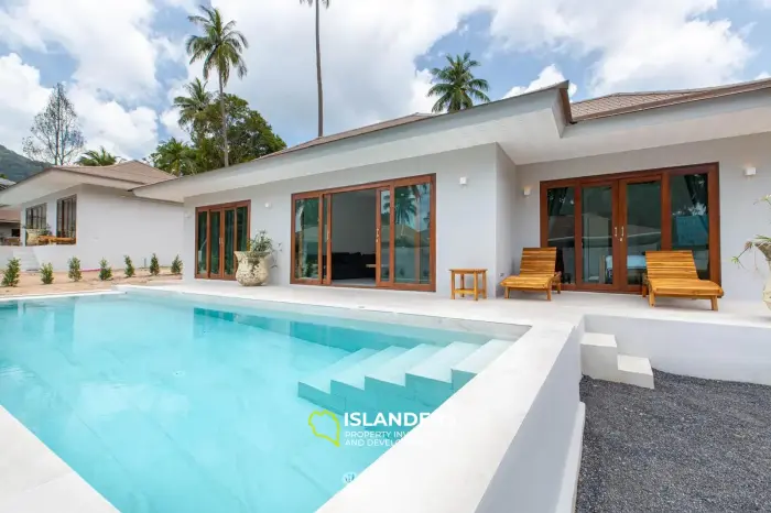 3 encantadoras villas de 2 dormitorios con piscina en el centro de Koh Phangan