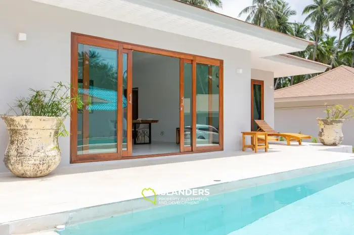3 encantadoras villas de 2 dormitorios con piscina en el centro de Koh Phangan