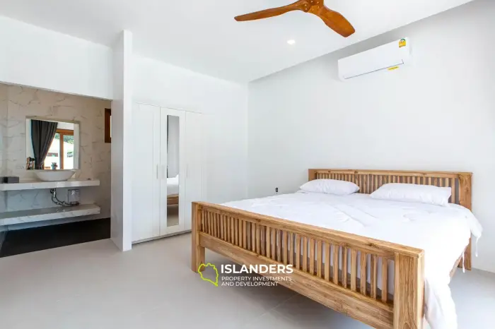 3 encantadoras villas de 2 dormitorios con piscina en el centro de Koh Phangan